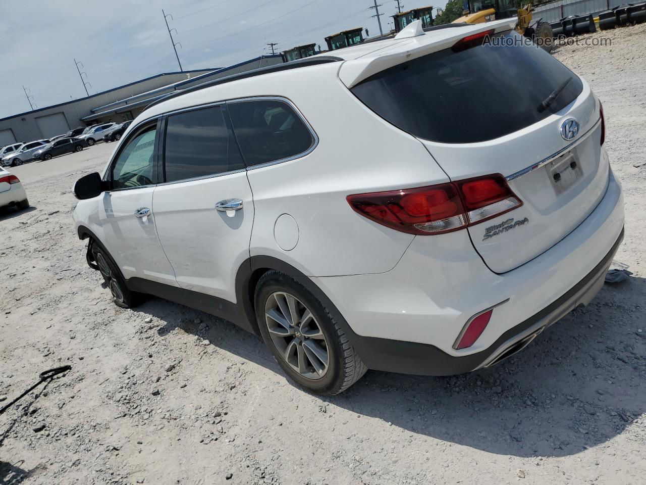 2018 Hyundai Santa Fe Se White vin: KM8SN4HF3JU264149