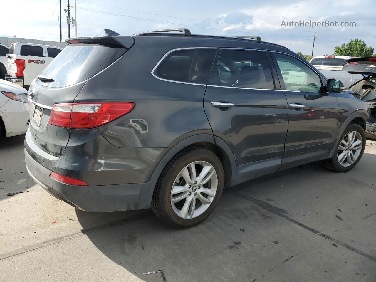 2013 Hyundai Santa Fe Gls Зеленый vin: KM8SN4HF4DU019431