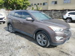 2015 Hyundai Santa Fe Gls Коричневый vin: KM8SN4HF4FU117782