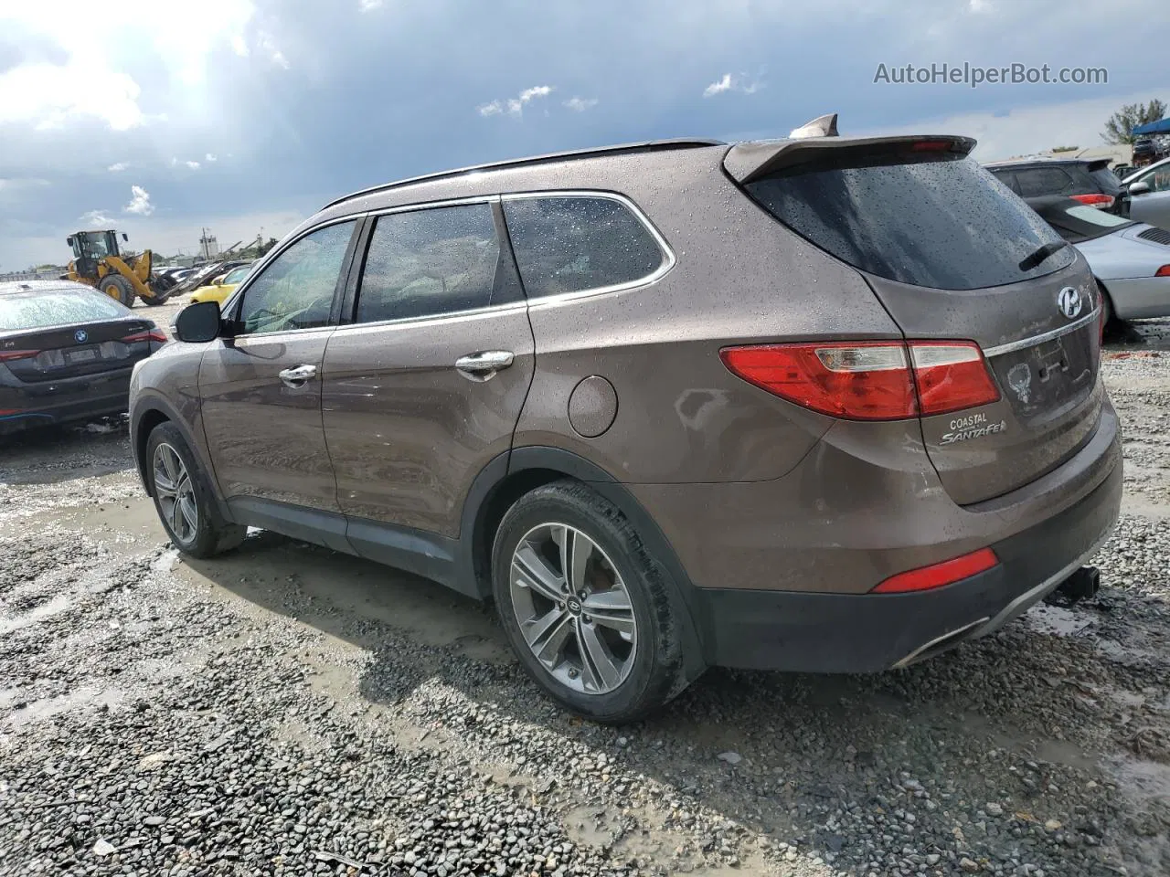 2015 Hyundai Santa Fe Gls Коричневый vin: KM8SN4HF4FU117782