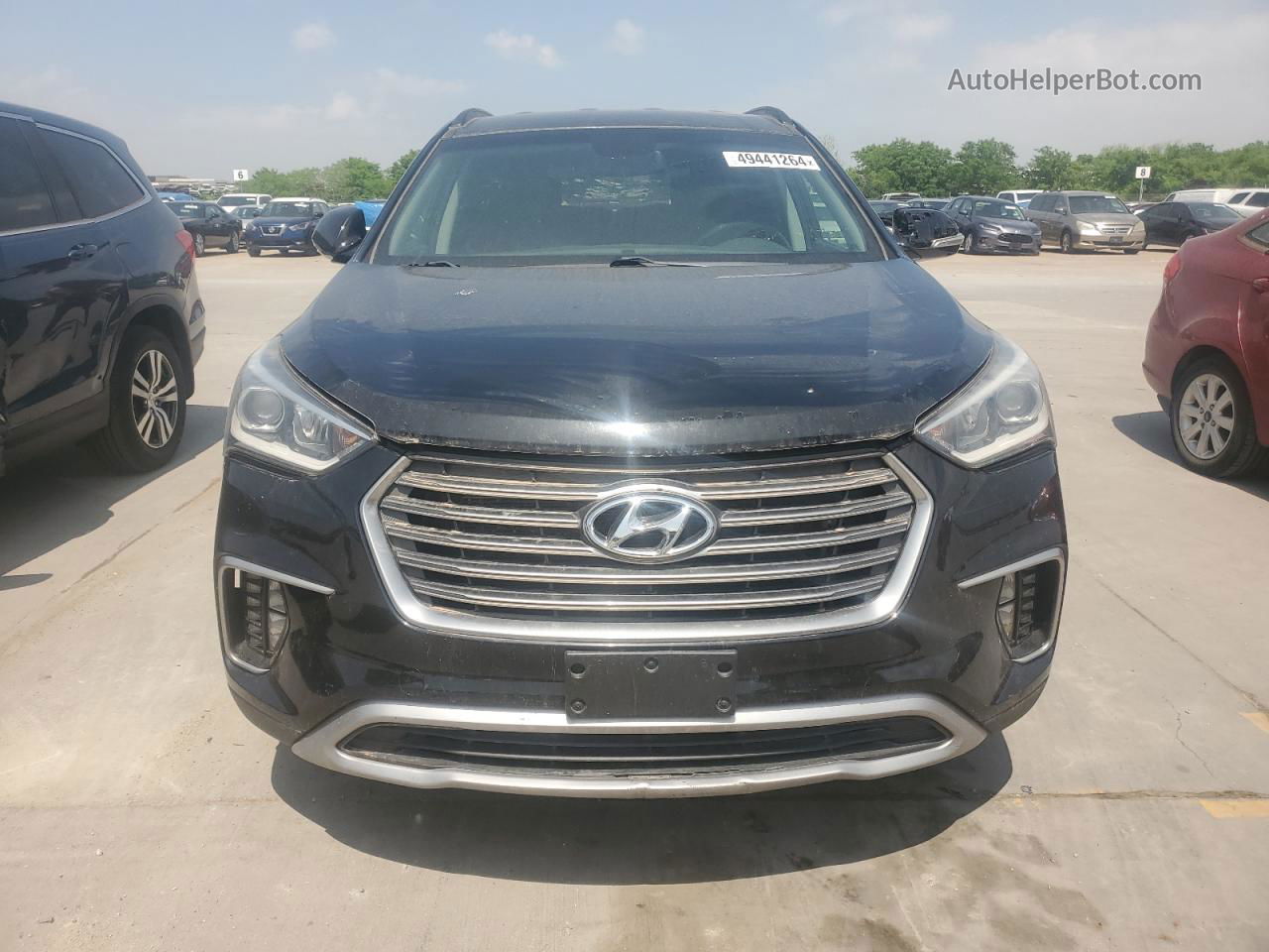 2018 Hyundai Santa Fe Se Black vin: KM8SN4HF4JU285138