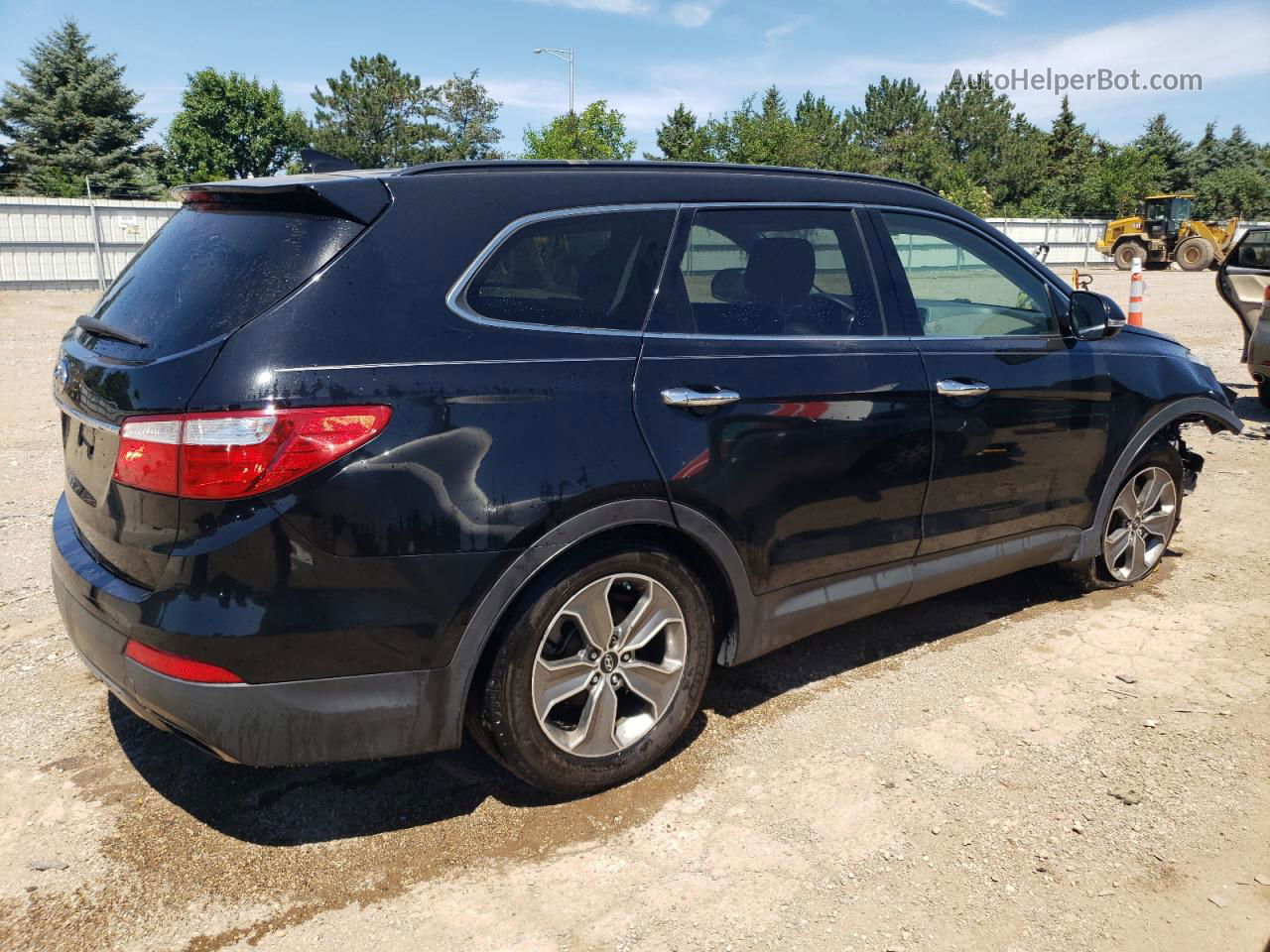 2013 Hyundai Santa Fe Gls Black vin: KM8SN4HF5DU008406