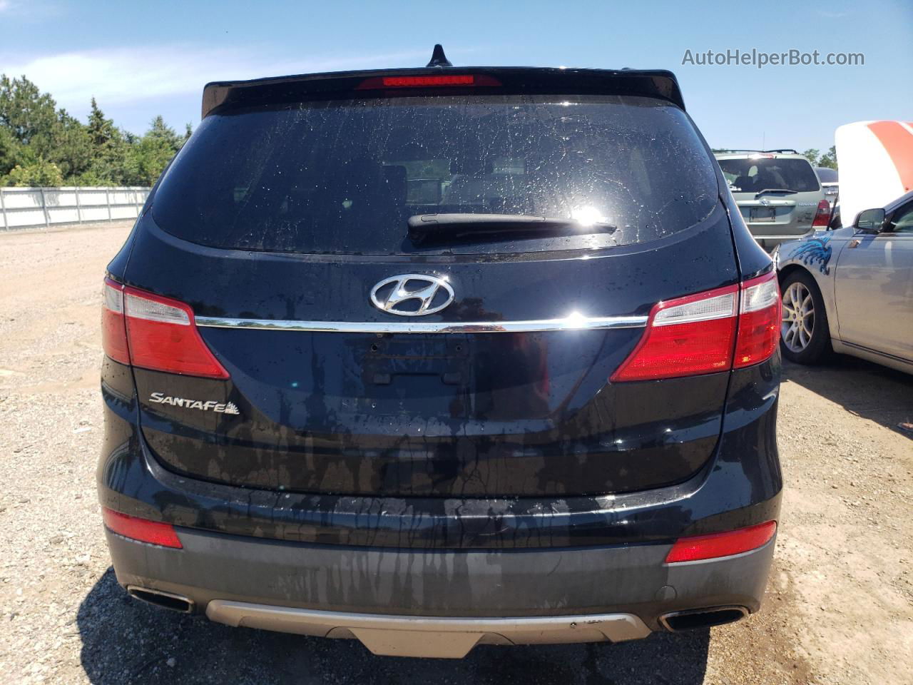 2013 Hyundai Santa Fe Gls Black vin: KM8SN4HF5DU008406