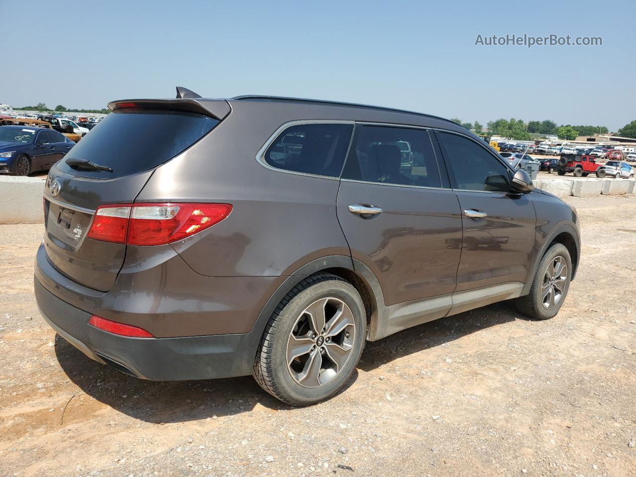 2013 Hyundai Santa Fe Gls Gray vin: KM8SN4HF5DU031507