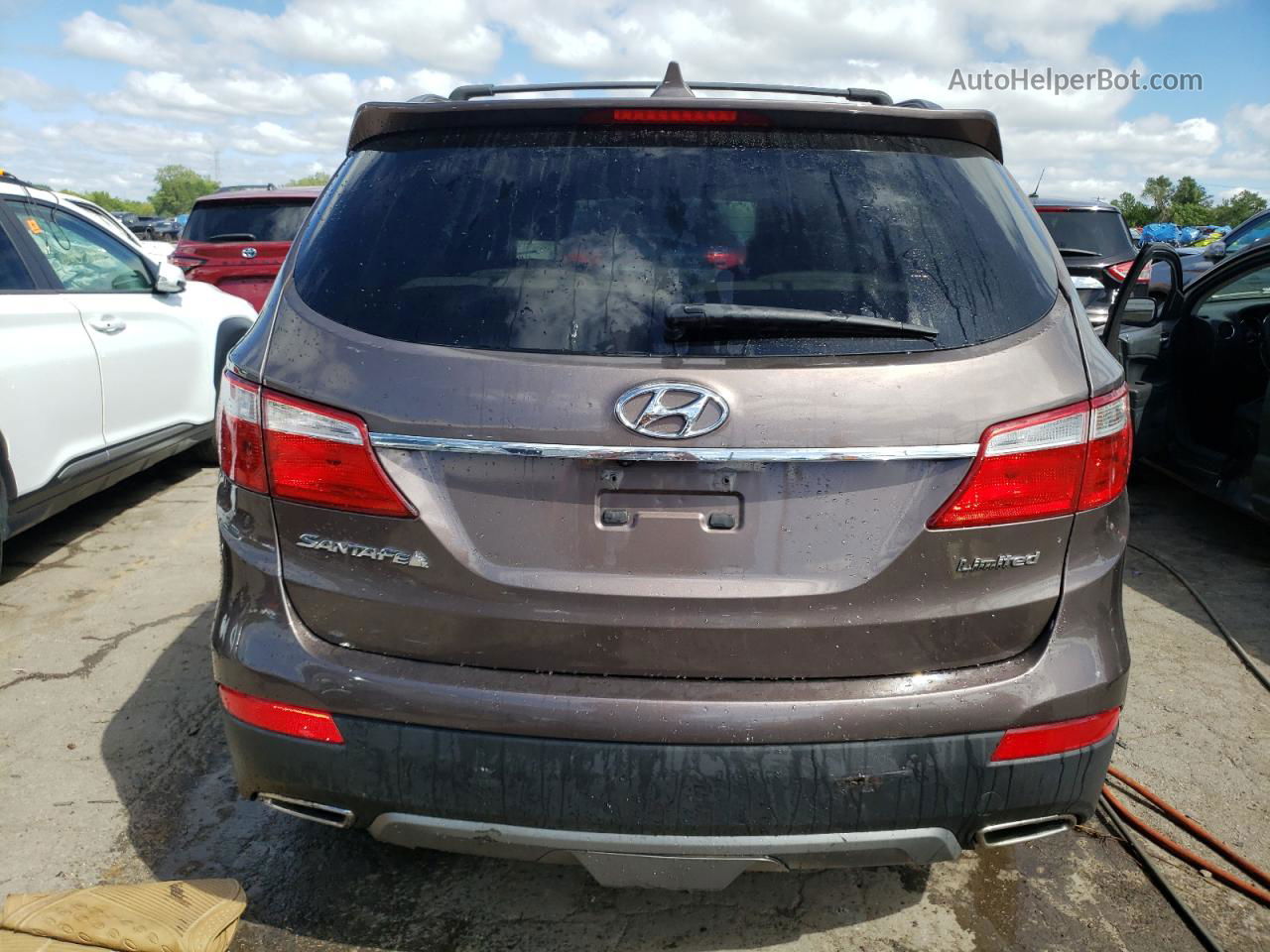 2014 Hyundai Santa Fe Gls Коричневый vin: KM8SN4HF5EU048423