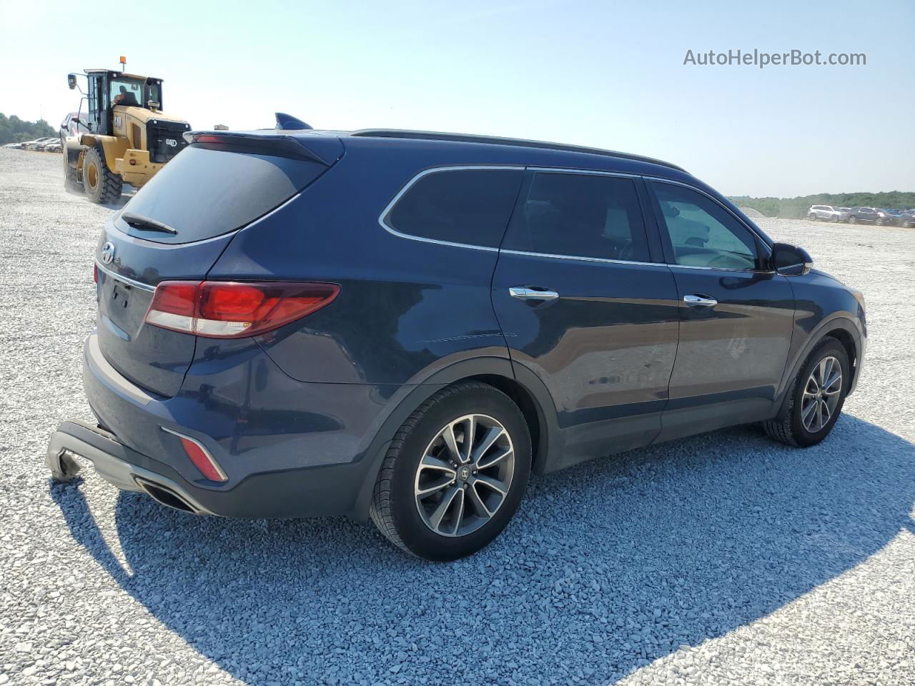 2018 Hyundai Santa Fe Se Blue vin: KM8SN4HF5JU285469