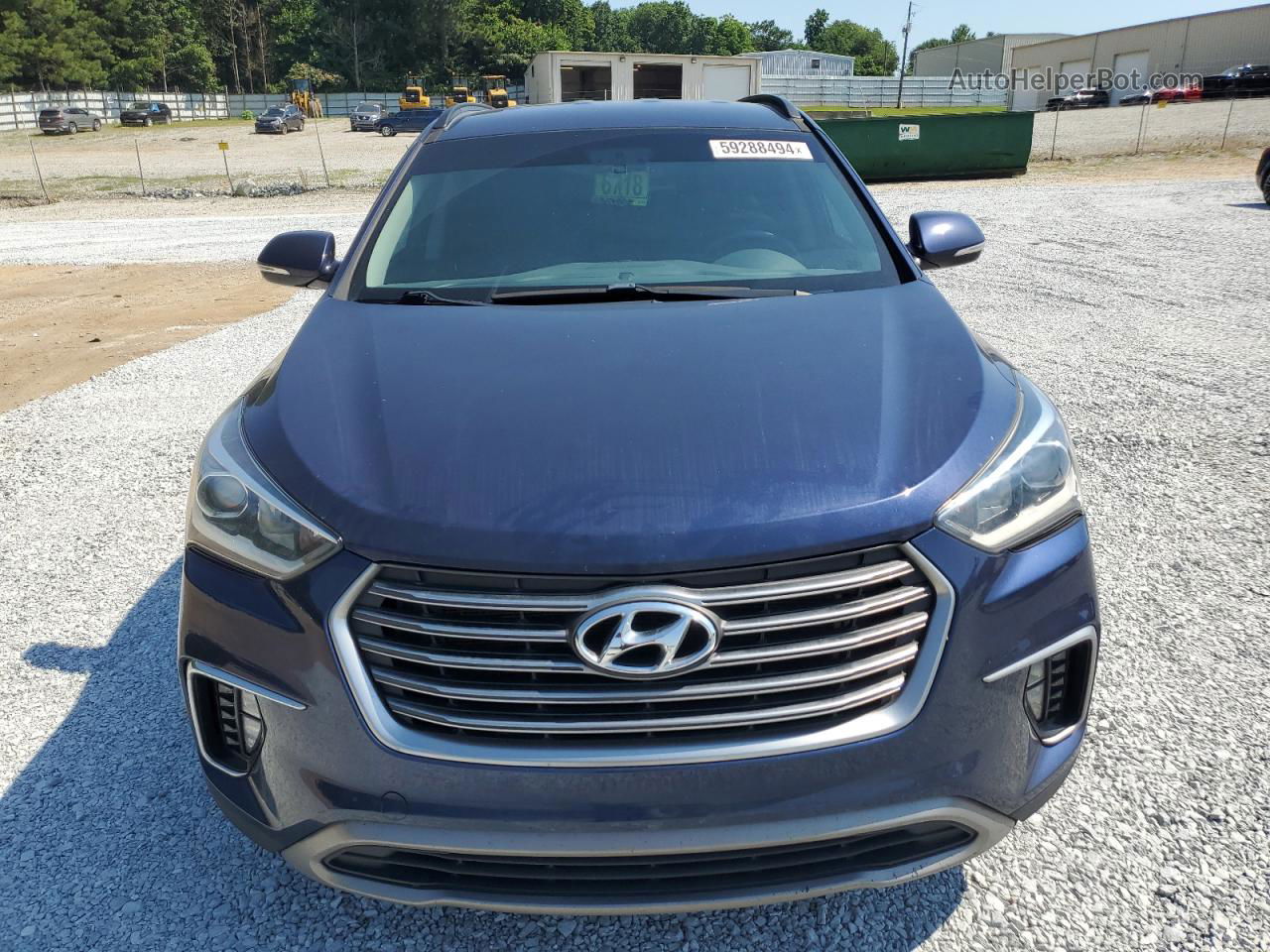 2018 Hyundai Santa Fe Se Blue vin: KM8SN4HF5JU285469