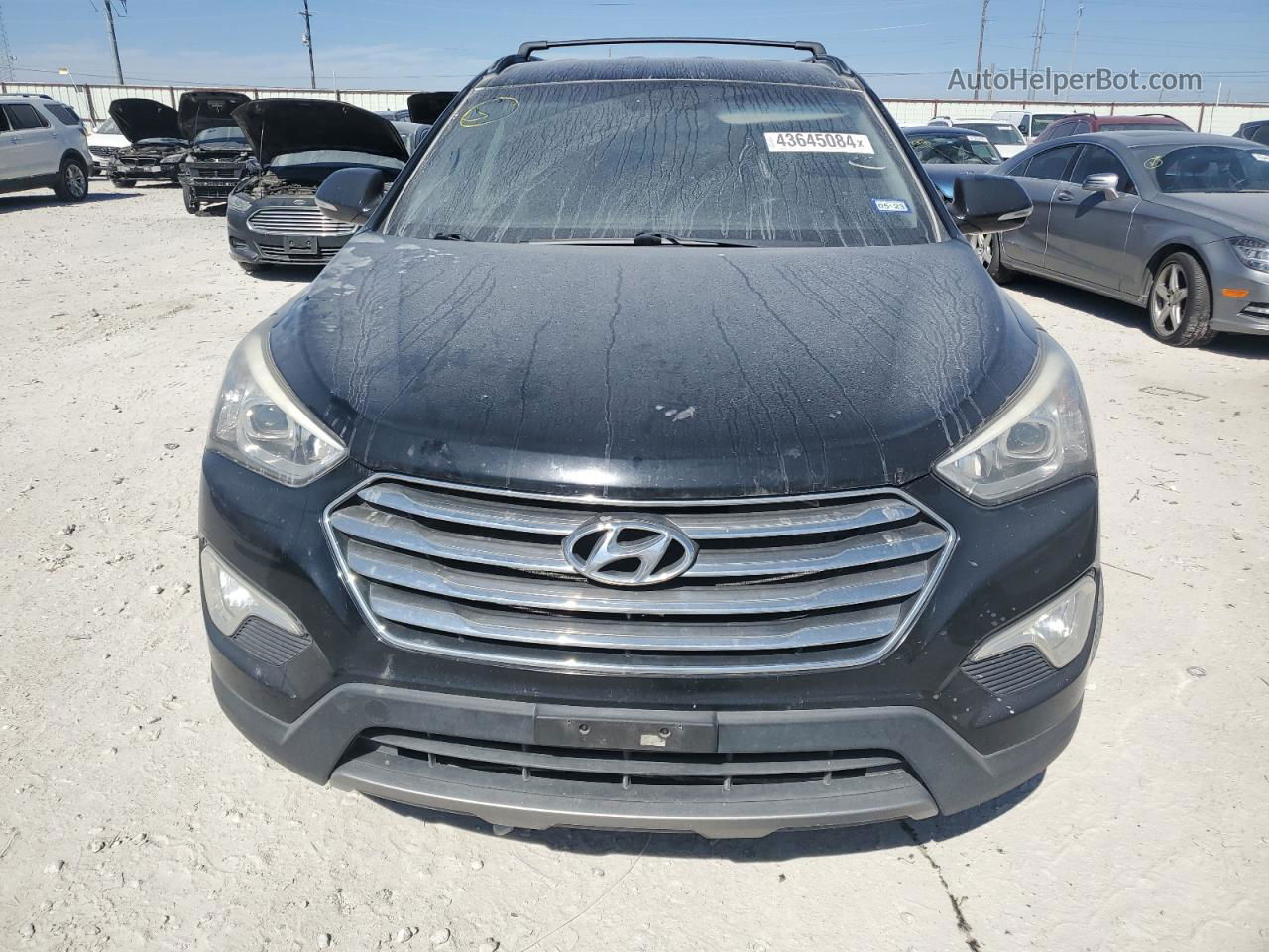 2014 Hyundai Santa Fe Gls Black vin: KM8SN4HF7EU061609