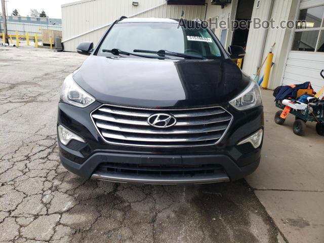 2014 Hyundai Santa Fe Gls Черный vin: KM8SN4HF7EU075882