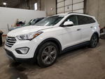 2014 Hyundai Santa Fe Gls White vin: KM8SN4HF7EU087532