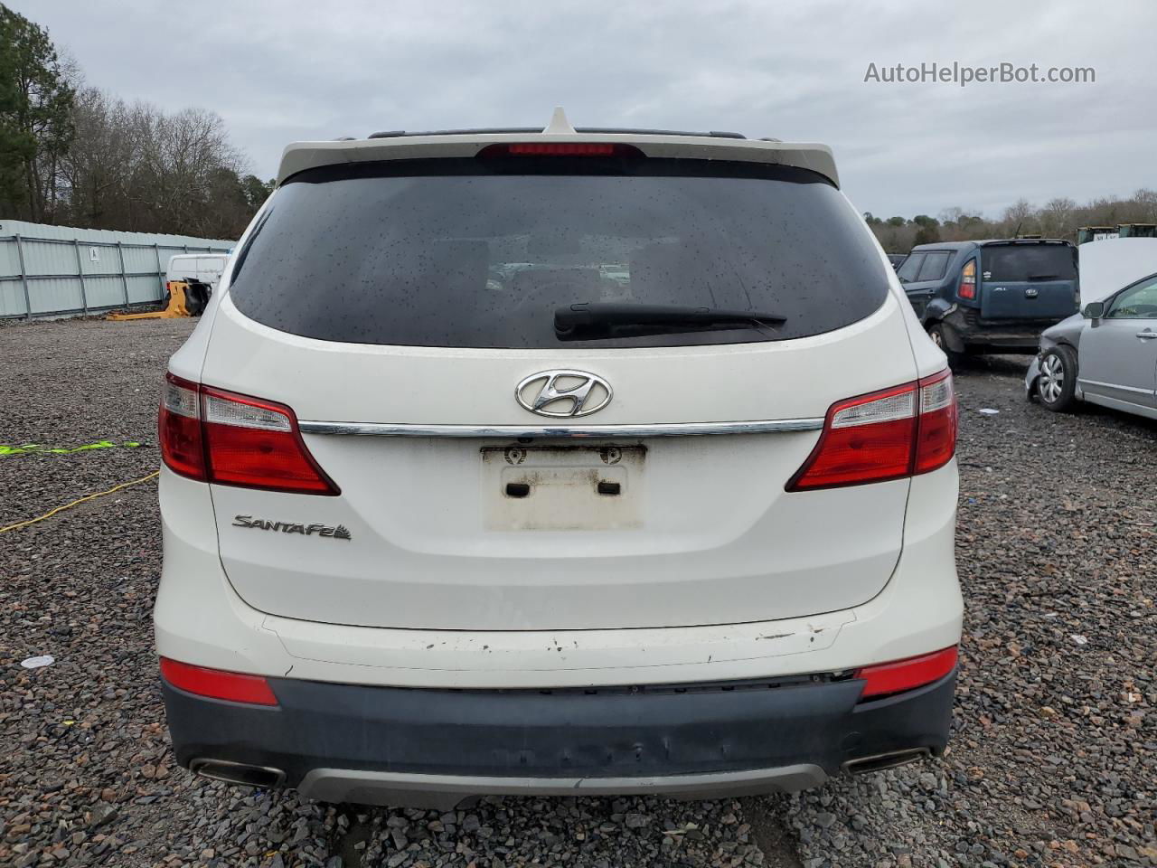 2015 Hyundai Santa Fe Gls Белый vin: KM8SN4HF8FU106624