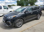 2018 Hyundai Santa Fe Se Черный vin: KM8SN4HF9JU280162