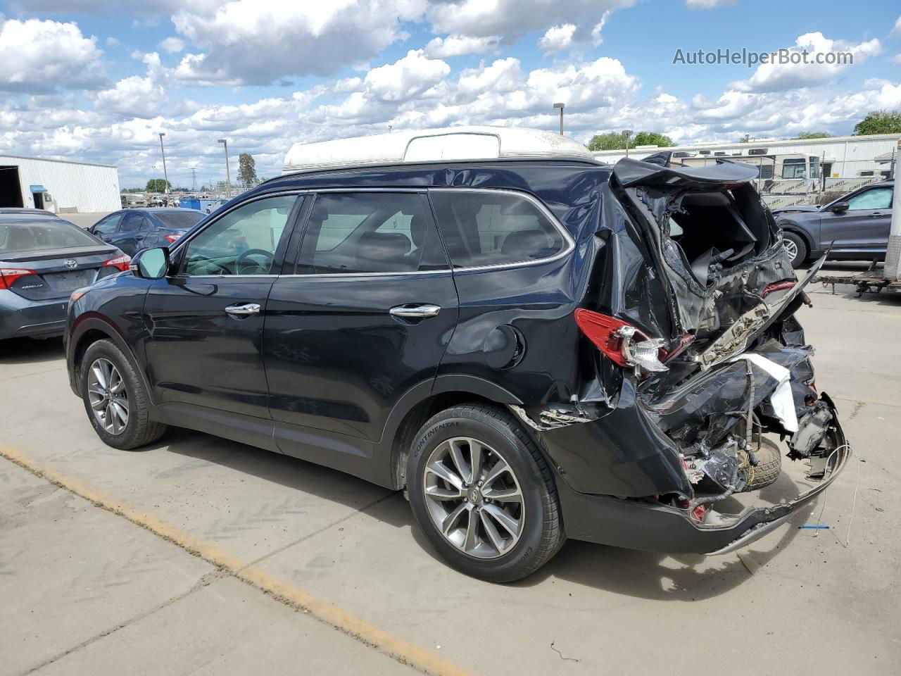 2018 Hyundai Santa Fe Se Black vin: KM8SN4HF9JU280162