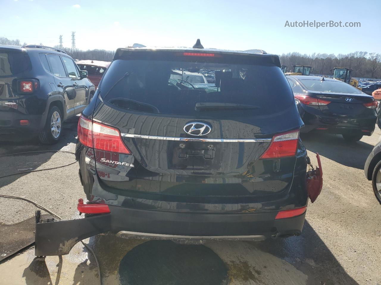 2013 Hyundai Santa Fe Gls Черный vin: KM8SN4HFXDU007574