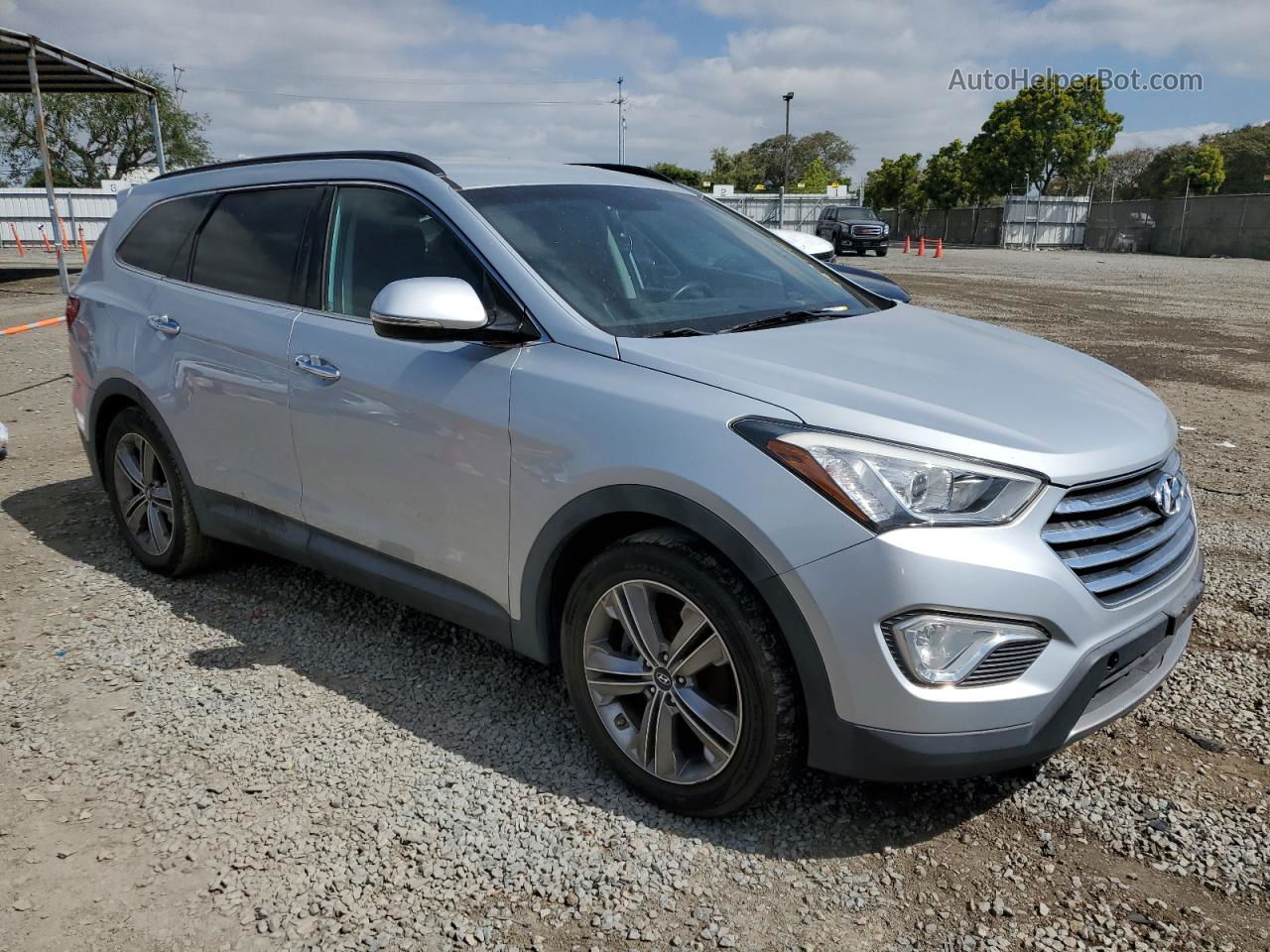 2015 Hyundai Santa Fe Gls Silver vin: KM8SN4HFXFU095433