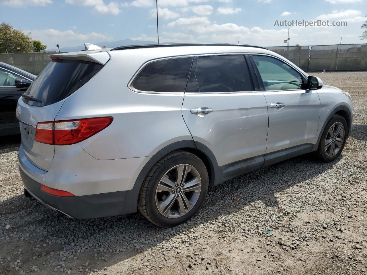 2015 Hyundai Santa Fe Gls Silver vin: KM8SN4HFXFU095433