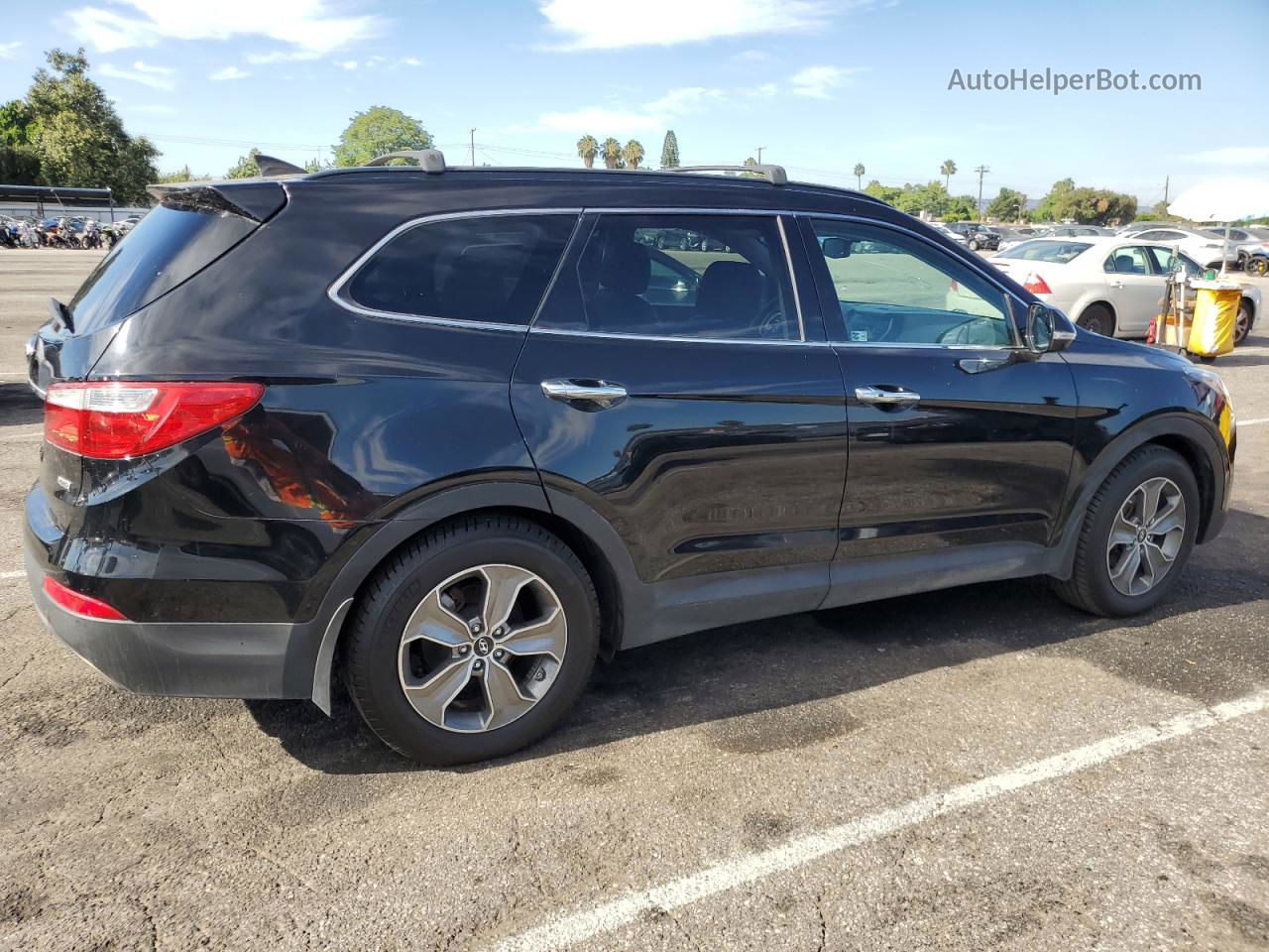 2014 Hyundai Santa Fe Gls Black vin: KM8SNDHF1EU044319