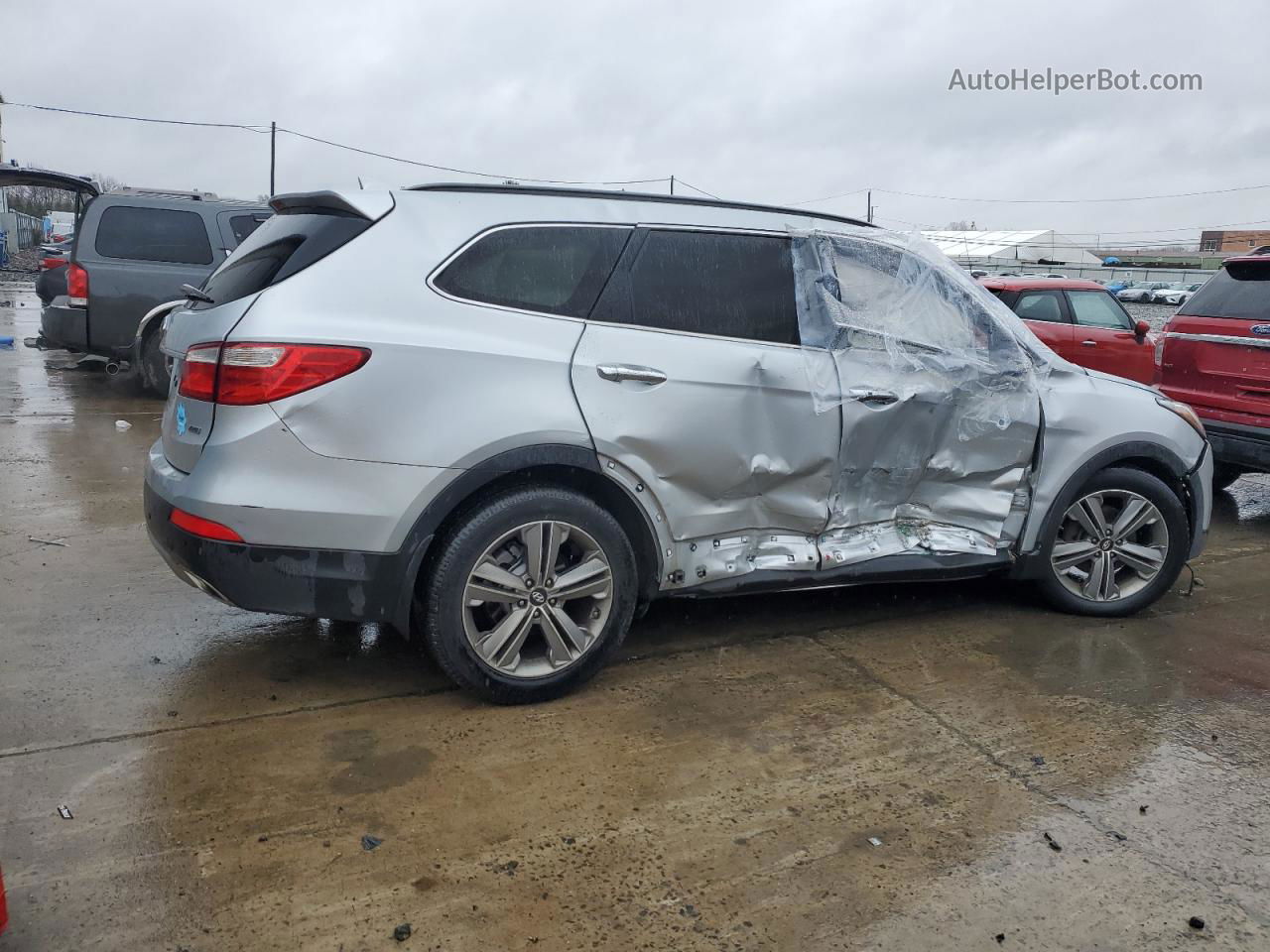 2015 Hyundai Santa Fe Gls Gray vin: KM8SNDHF5FU099485