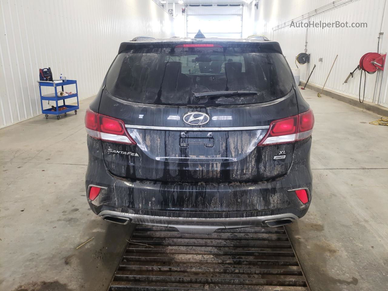 2018 Hyundai Santa Fe Se Black vin: KM8SNDHF5JU281034