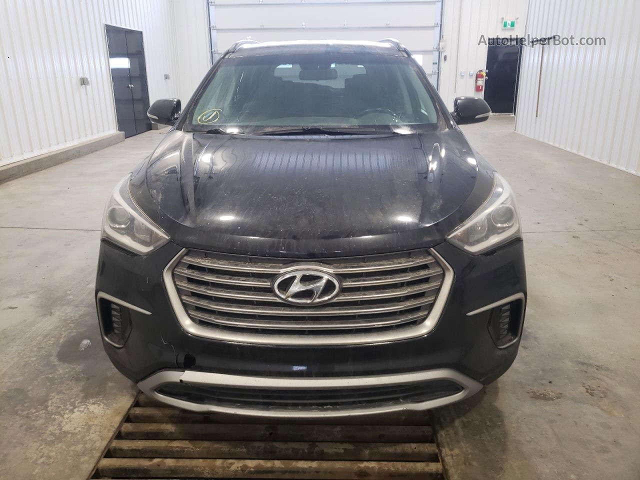 2018 Hyundai Santa Fe Se Black vin: KM8SNDHF5JU281034