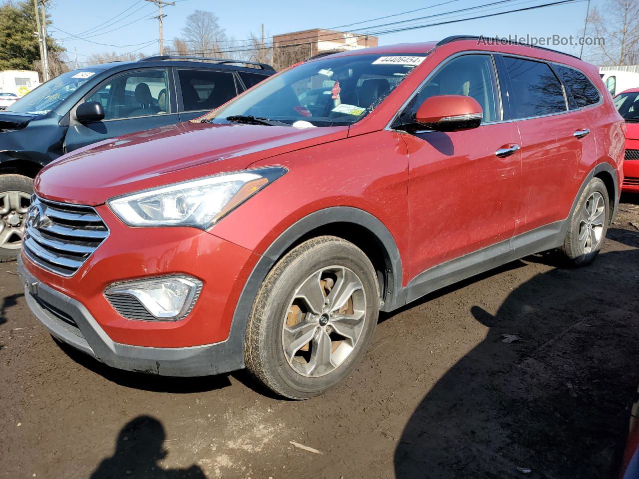 2013 Hyundai Santa Fe Gls Red vin: KM8SNDHF6DU030897