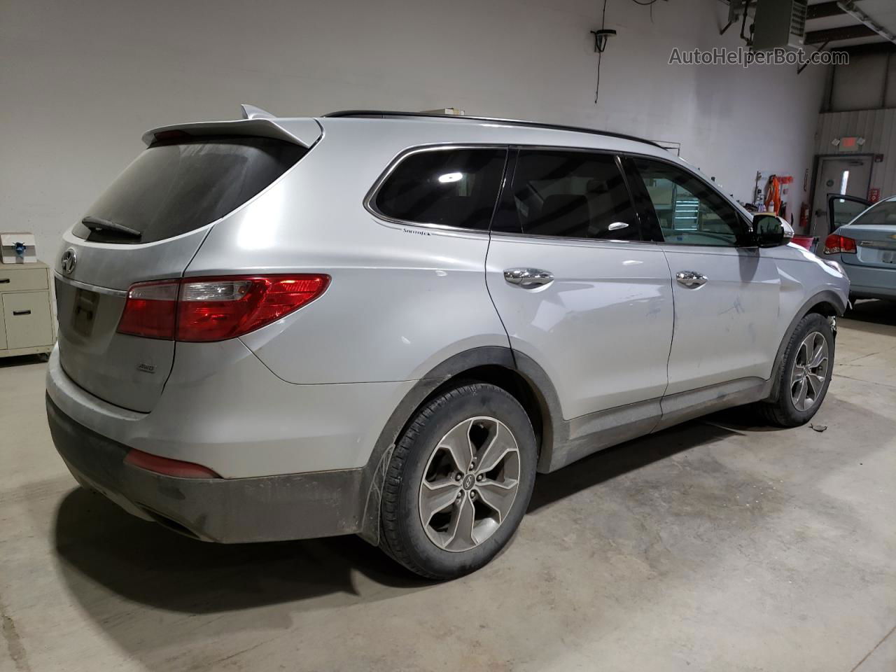 2013 Hyundai Santa Fe Gls Серебряный vin: KM8SNDHF7DU006785