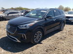 2018 Hyundai Santa Fe Se Black vin: KM8SNDHF7JU290821