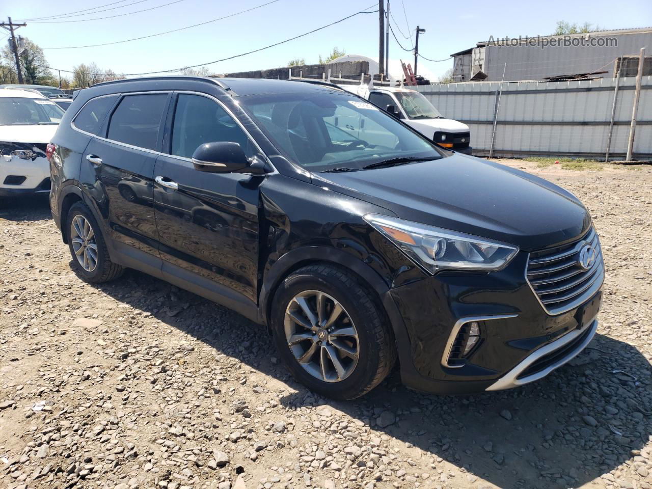 2018 Hyundai Santa Fe Se Black vin: KM8SNDHF7JU290821