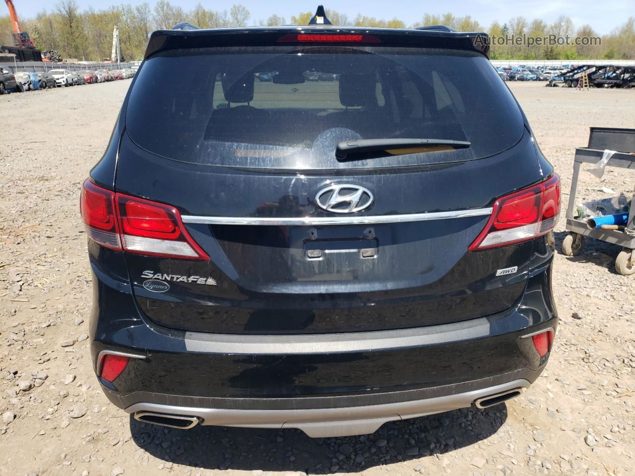 2018 Hyundai Santa Fe Se Black vin: KM8SNDHF7JU290821