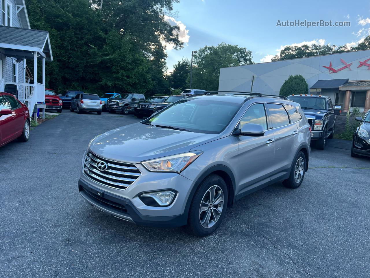 2013 Hyundai Santa Fe Gls Silver vin: KM8SNDHF8DU026172