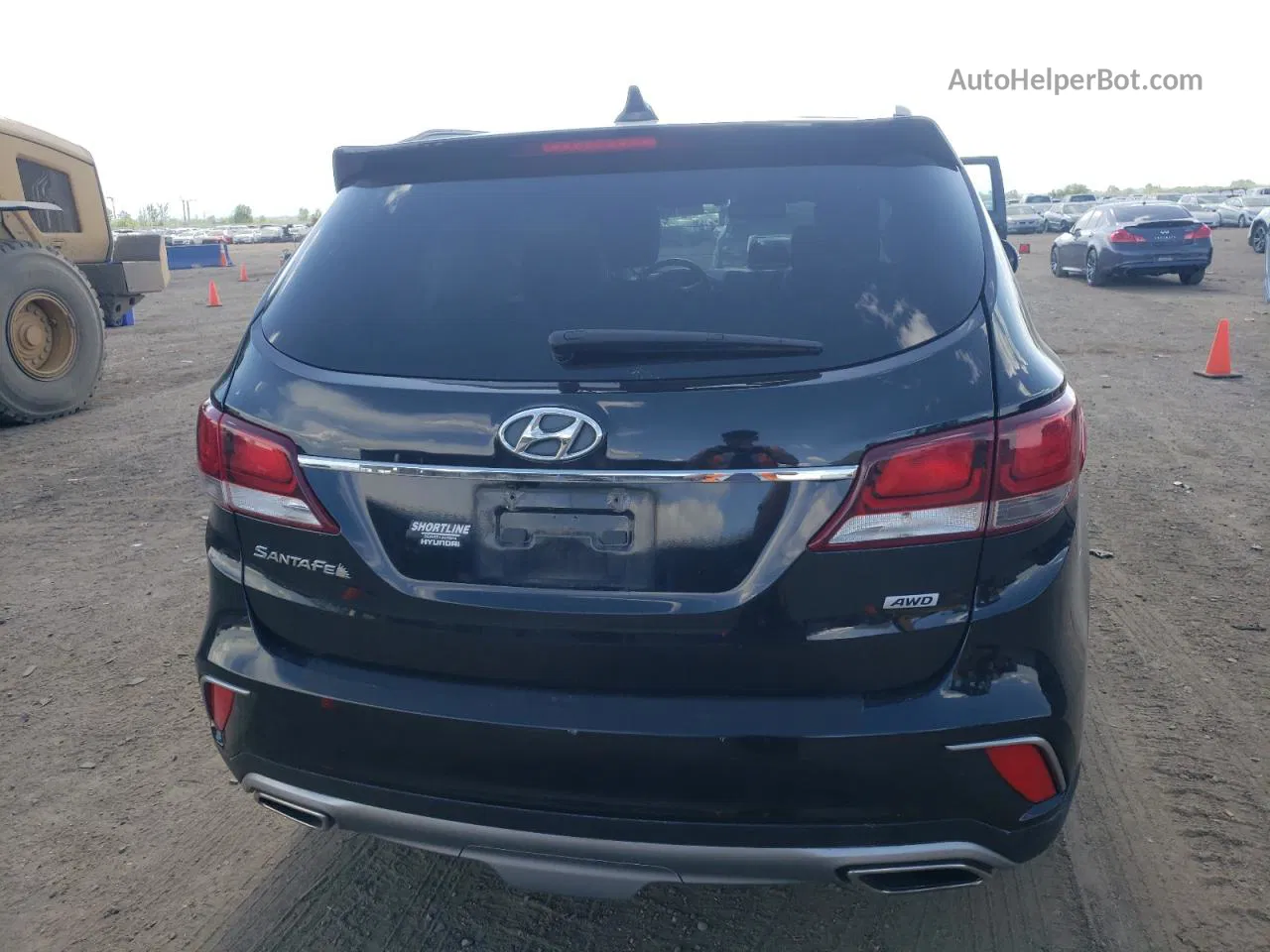 2018 Hyundai Santa Fe Se Черный vin: KM8SNDHF8JU289967