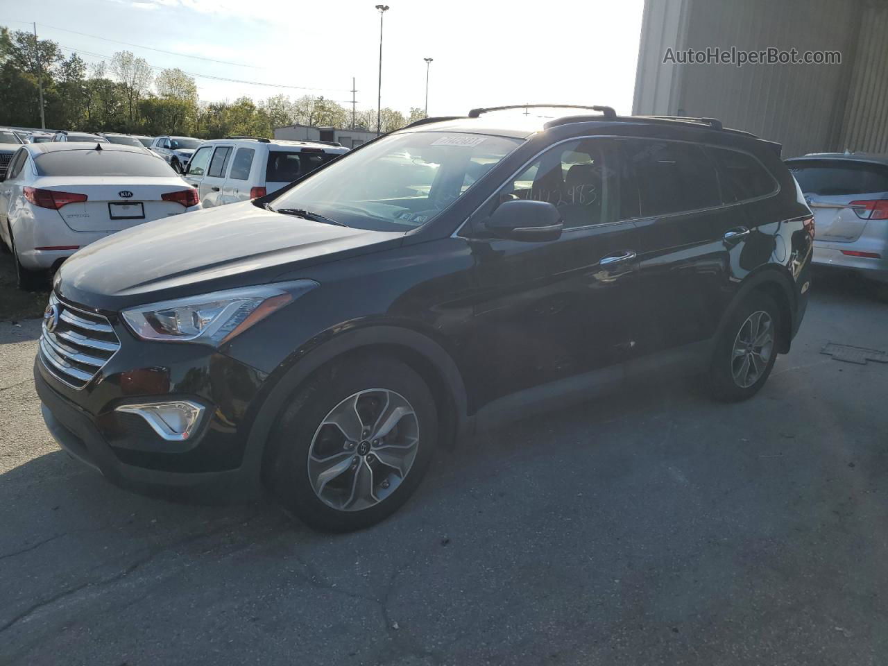 2013 Hyundai Santa Fe Gls Black vin: KM8SNDHF9DU025564