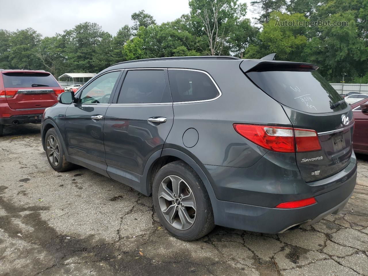 2014 Hyundai Santa Fe Gls Gray vin: KM8SNDHFXEU040026