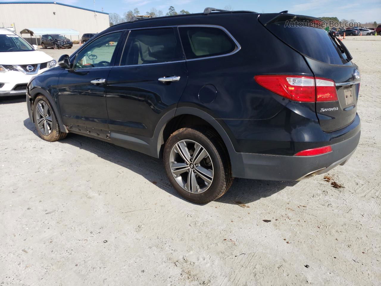 2013 Hyundai Santa Fe Limited Black vin: KM8SR4HF0DU018796