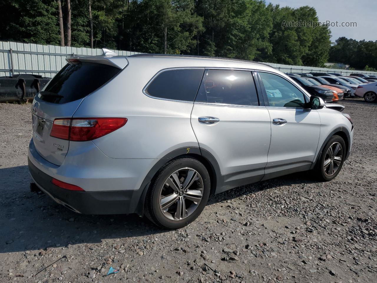 2014 Hyundai Santa Fe Gls Silver vin: KM8SR4HF1EU081066