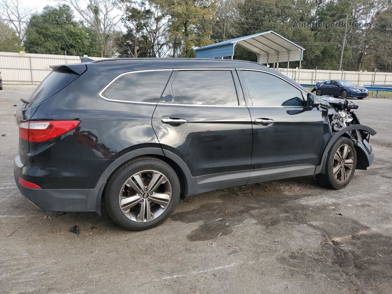 2014 Hyundai Santa Fe Gls Black vin: KM8SR4HF1EU084906