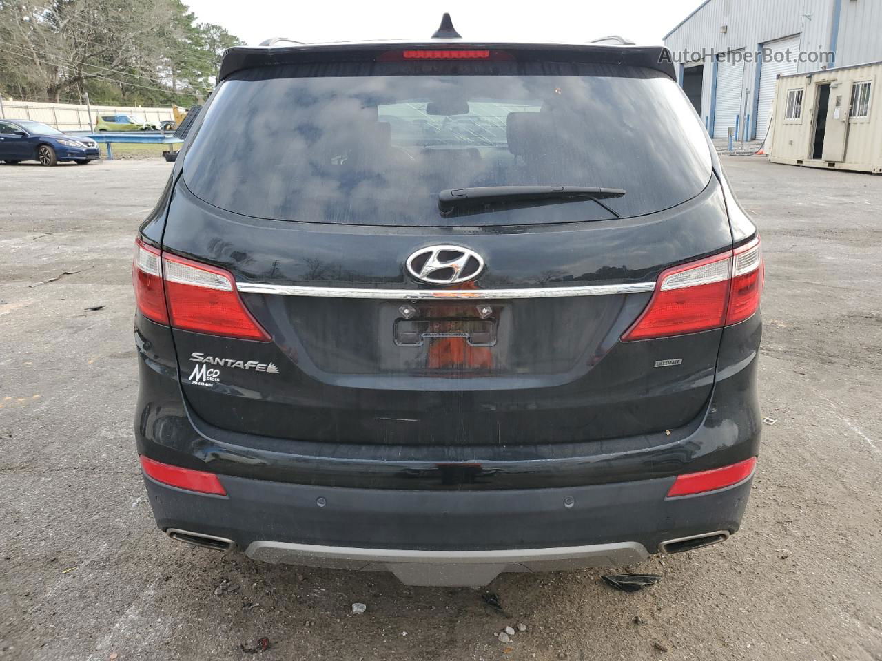 2014 Hyundai Santa Fe Gls Black vin: KM8SR4HF1EU084906