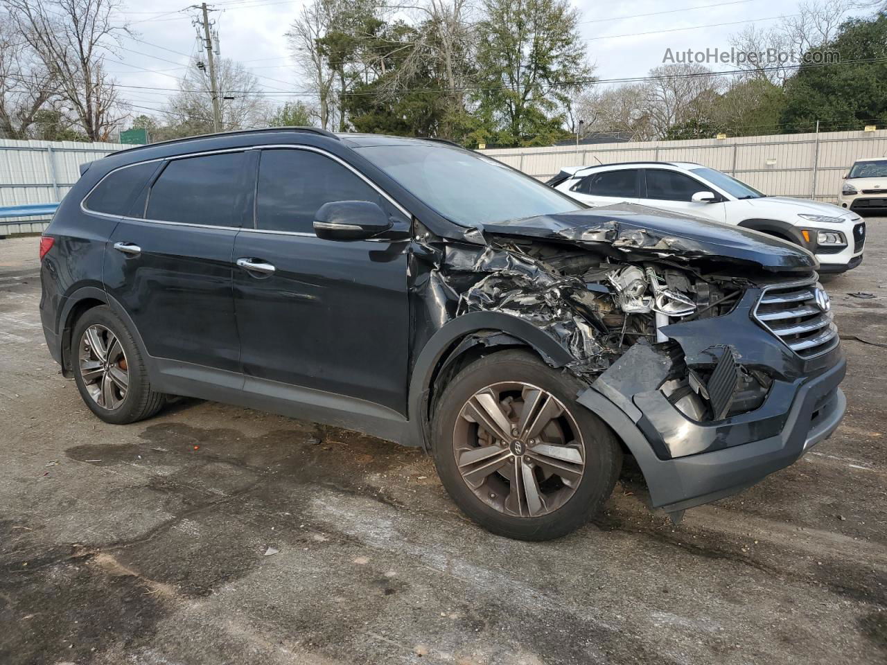 2014 Hyundai Santa Fe Gls Black vin: KM8SR4HF1EU084906