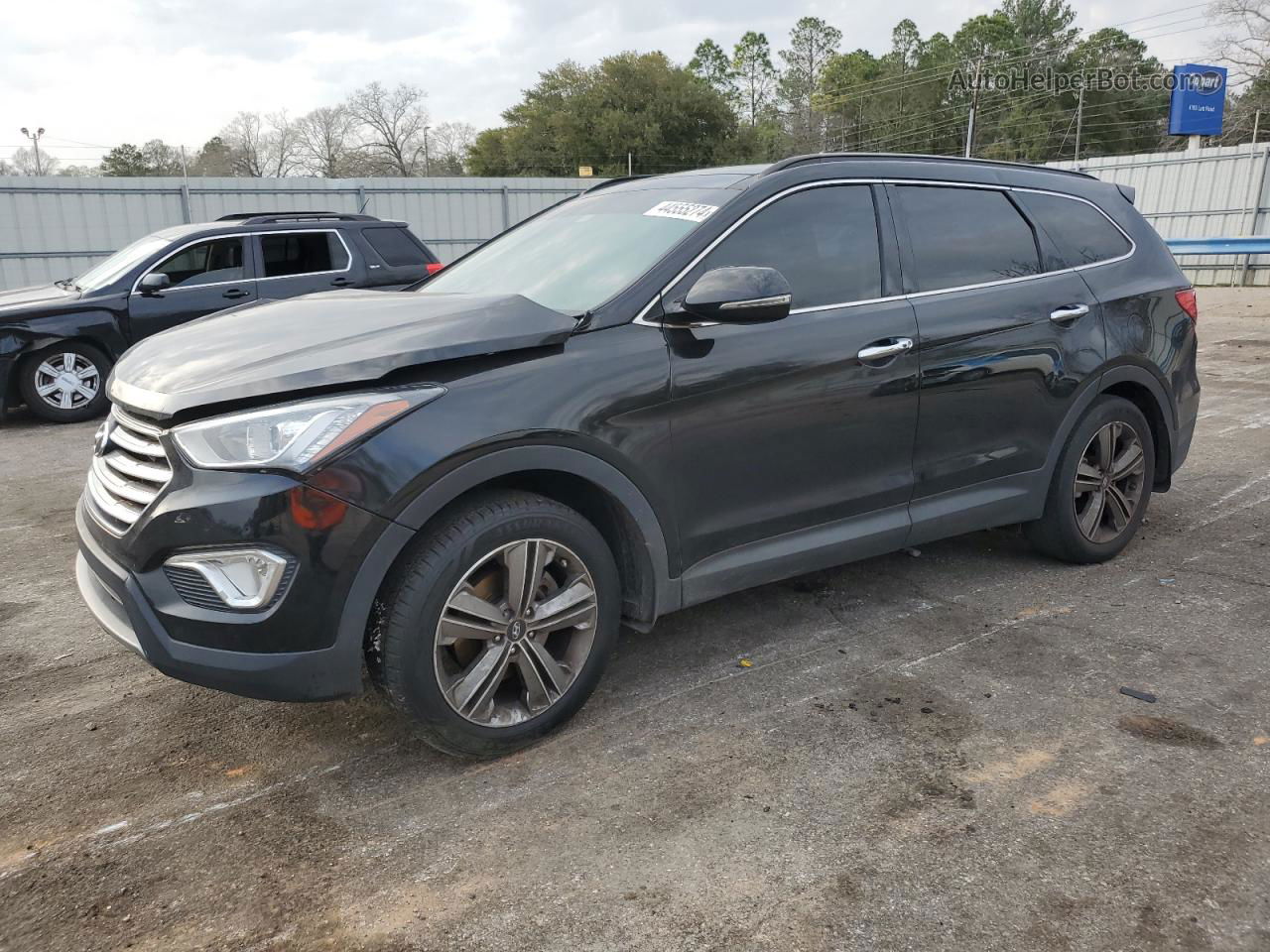 2014 Hyundai Santa Fe Gls Black vin: KM8SR4HF1EU084906