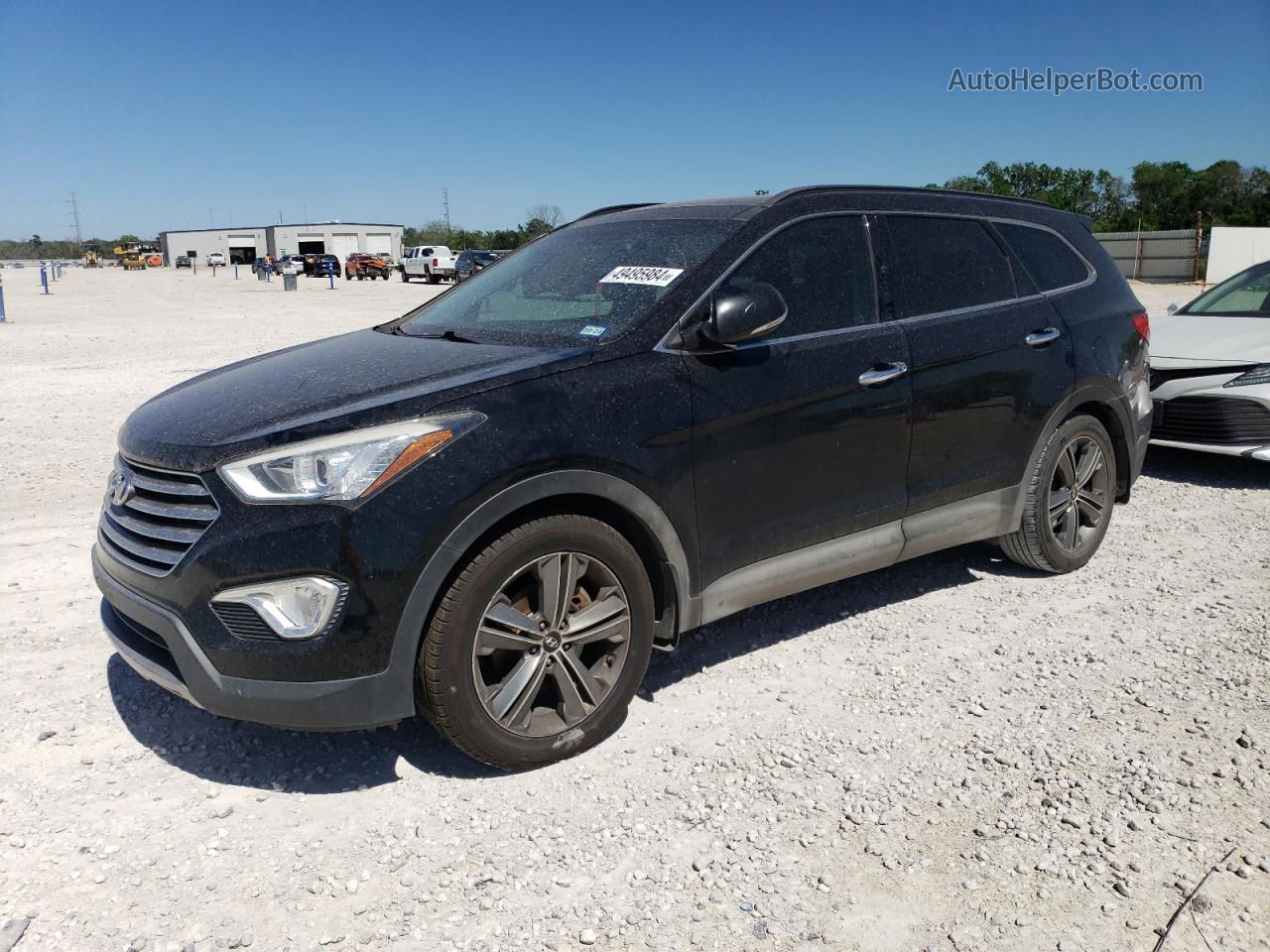 2015 Hyundai Santa Fe Gls Черный vin: KM8SR4HF1FU127237