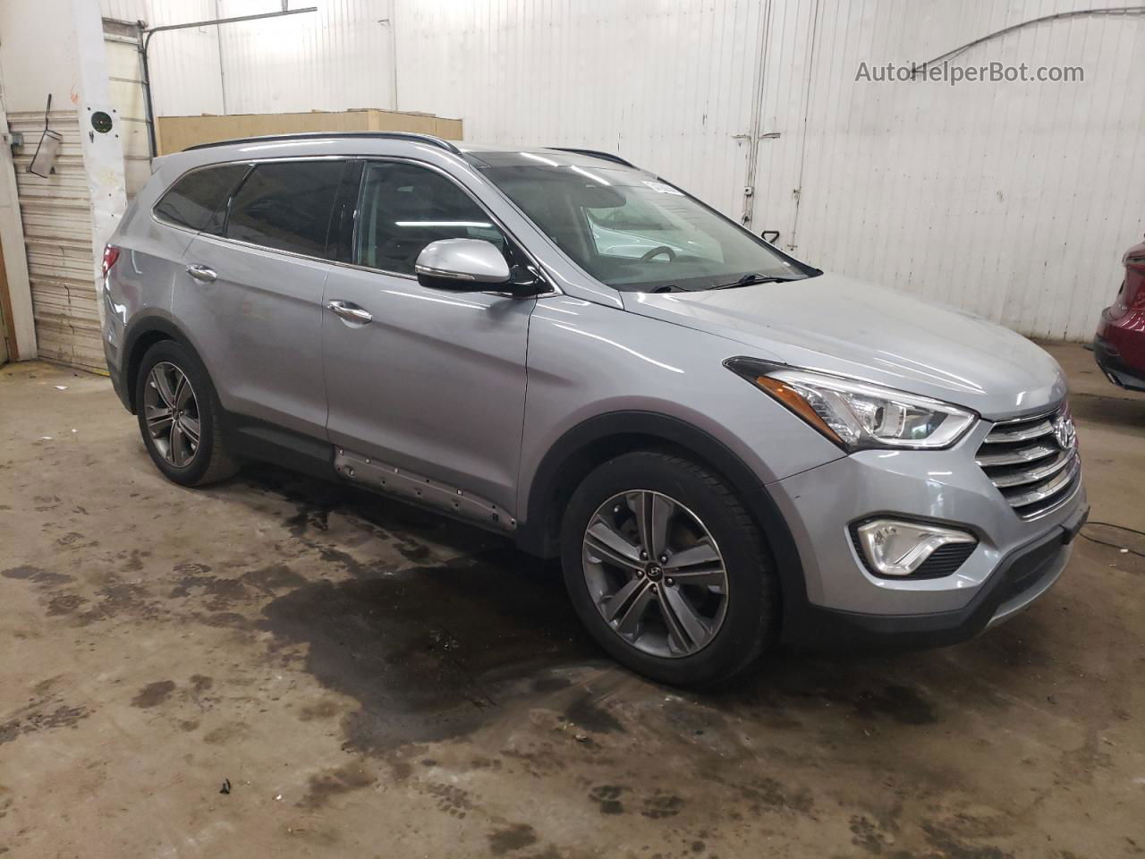 2013 Hyundai Santa Fe Limited Silver vin: KM8SR4HF2DU003328