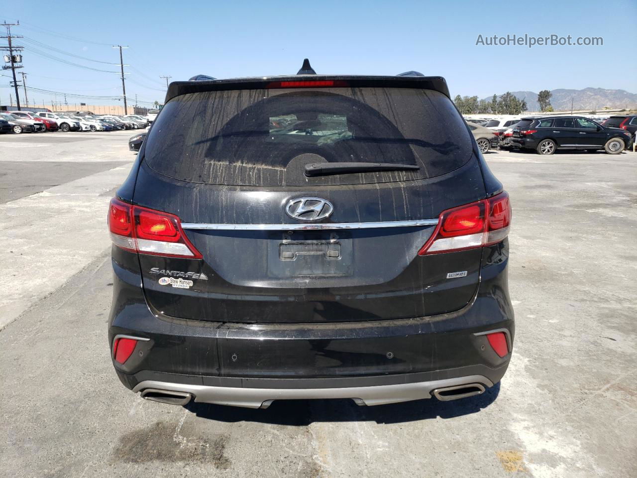 2018 Hyundai Santa Fe Se Ultimate Black vin: KM8SR4HF2JU262896