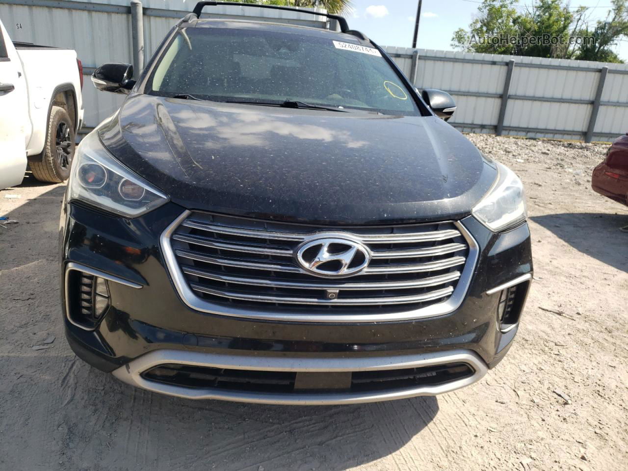 2018 Hyundai Santa Fe Se Ultimate Черный vin: KM8SR4HF2JU286180