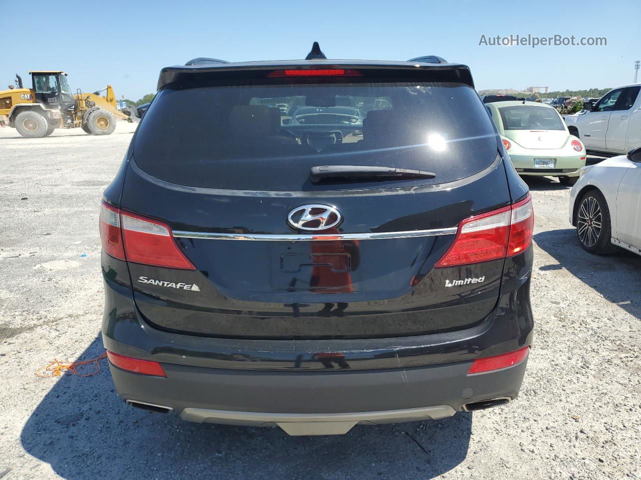 2013 Hyundai Santa Fe Limited Черный vin: KM8SR4HF3DU000891