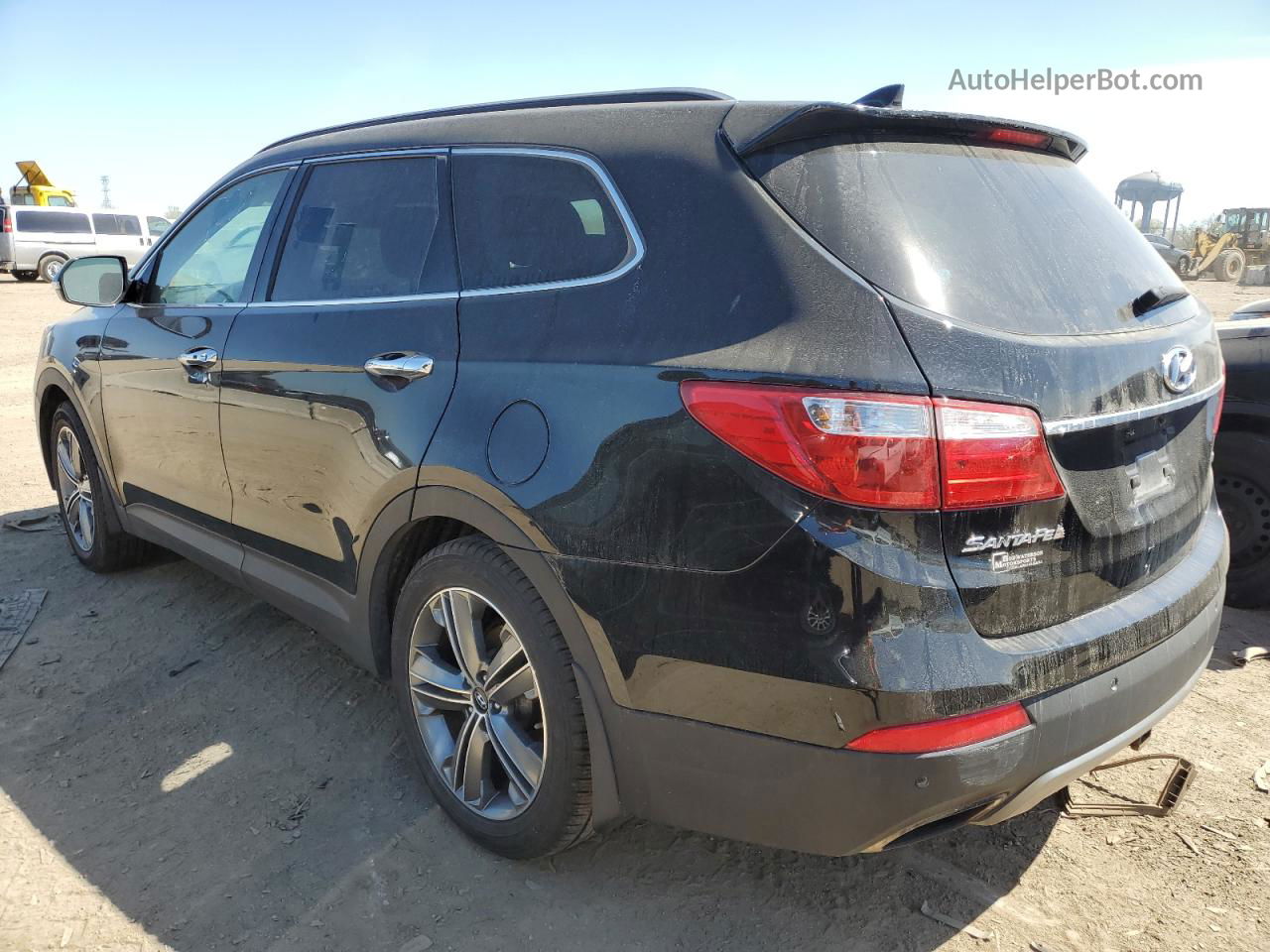 2015 Hyundai Santa Fe Gls Черный vin: KM8SR4HF3FU105210