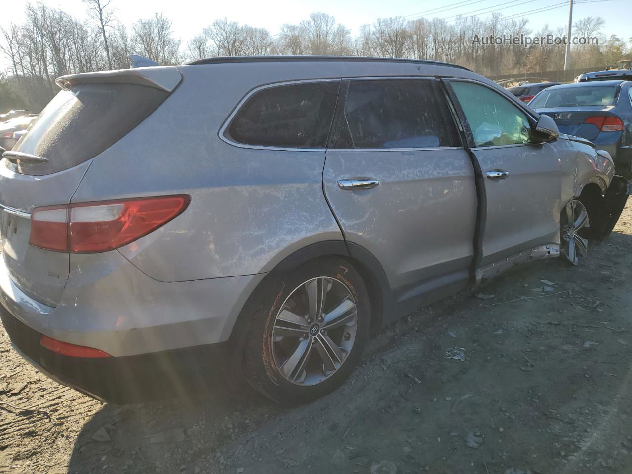 2014 Hyundai Santa Fe Gls Silver vin: KM8SR4HF4EU088108