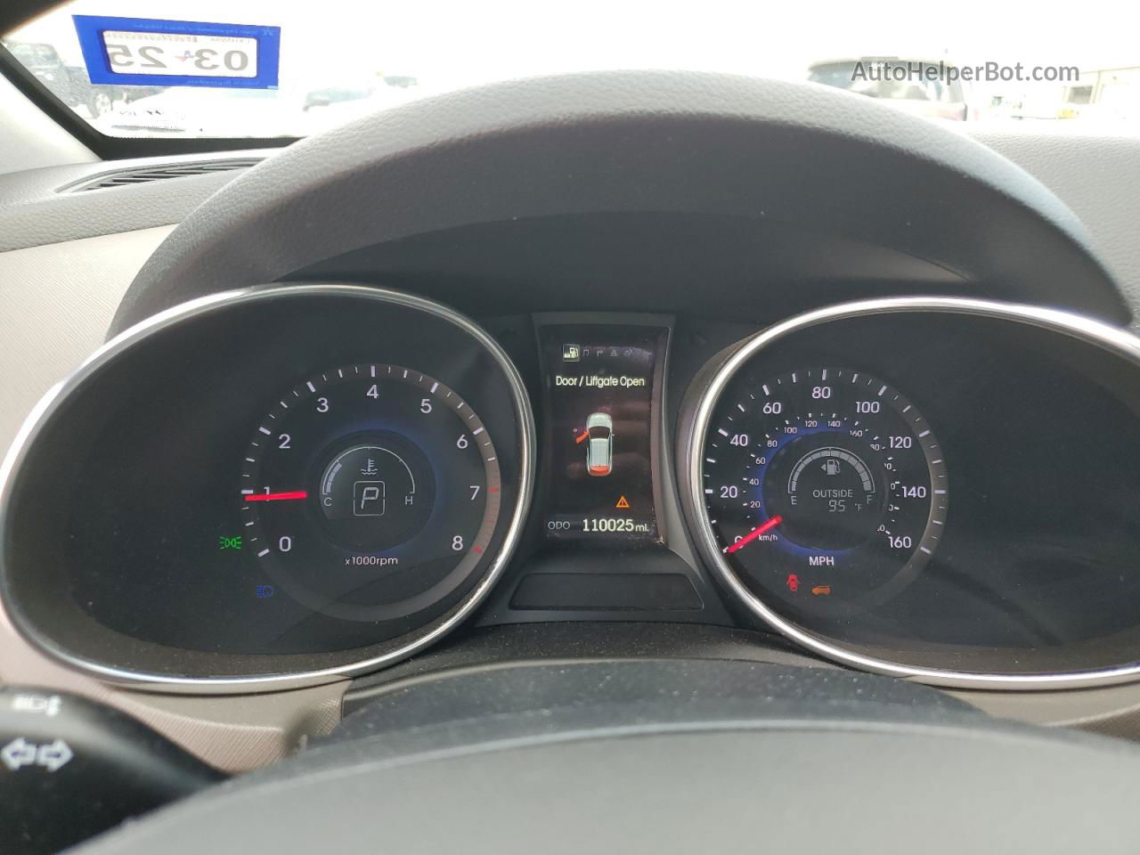 2015 Hyundai Santa Fe Gls Серебряный vin: KM8SR4HF4FU123599