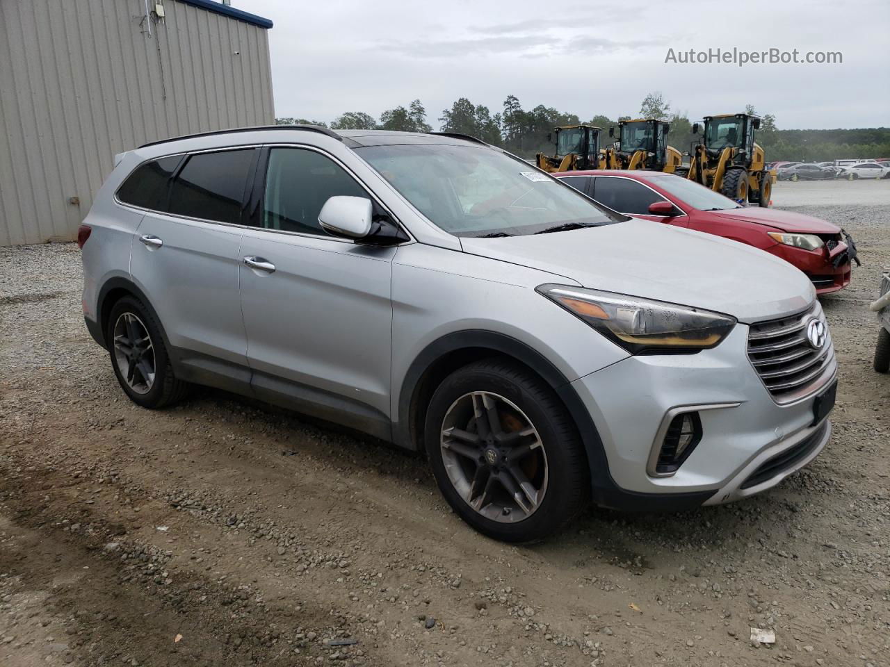 2018 Hyundai Santa Fe Se Ultimate Silver vin: KM8SR4HF4JU273754