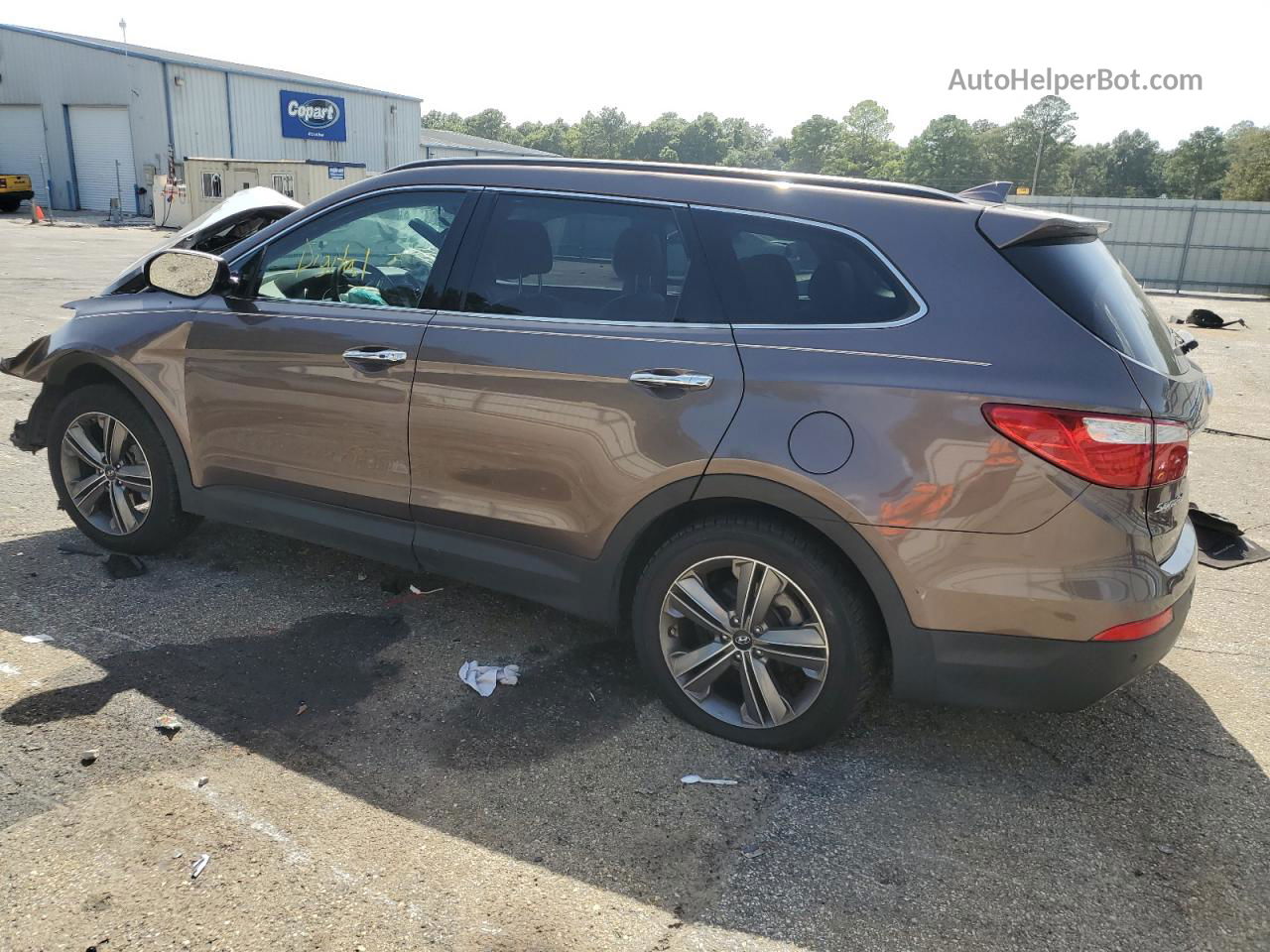 2014 Hyundai Santa Fe Gls Brown vin: KM8SR4HF5EU036048