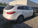 2014 Hyundai Santa Fe Gls White vin: KM8SR4HF6EU087137